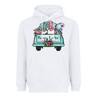White easter gnomes truck Heavyweight Hoodie - Jasminsmagicworld