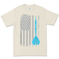 Bone throwing darts   vintage usa american flag for dart players t shirt Premium Tee - linhVisuals