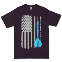 Throwing Darts   Vintage Usa American Flag For Dart Players T Shirt Premium Tee | Teevron