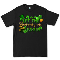 Black Let the shenanigans begin St. Patricks Day Premium Tee - FaDigitalArtStudio