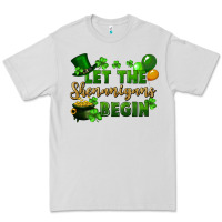 Dove Grey Let the shenanigans begin St. Patricks Day Premium Tee - FaDigitalArtStudio