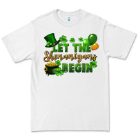 White Let the shenanigans begin St. Patricks Day Premium Tee - FaDigitalArtStudio