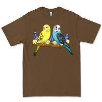 Cacao cute budgies Premium Tee - linhVisuals