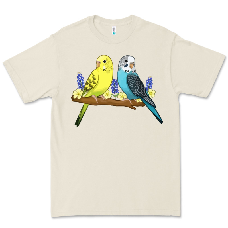 Cute Budgies Premium Tee by linhVisuals | Teevron