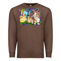 Chestnut easter farm chicks and bunny Premium Sweatshirt - RanaPortraitStore