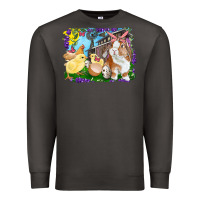 Smoke easter farm chicks and bunny Premium Sweatshirt - RanaPortraitStore