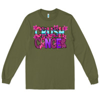 Army Green crush cancer Long Sleeve Tee - SublimationCraftShop