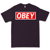 Plum obey Premium Tee - linhVisuals