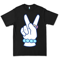 Black girl peace sign Premium Tee - linhVisuals