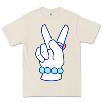 Bone girl peace sign Premium Tee - linhVisuals