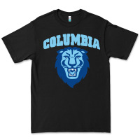 Black columbia university Premium Tee - linhVisuals