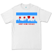 White sweet home chicago Premium Tee - linhVisuals