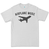 Dove Grey airplane mode funny traveling design with flying plane Premium Tee - linhVisuals