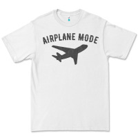 White airplane mode funny traveling design with flying plane Premium Tee - linhVisuals