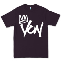 Plum KING VON MERCH Premium Tee - linhVisuals