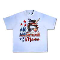 Grape Ice All American Mama Urban Heavy Tee - LillyAllenDesigns