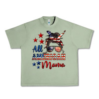 Oil Green All American Mama Urban Heavy Tee - LillyAllenDesigns