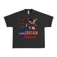 Pigment Black All American Mama Urban Heavy Tee - LillyAllenDesigns