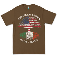 Cacao american grown italian roots usa italy flag tree Premium Tee - linhVisuals