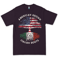 Plum american grown italian roots usa italy flag tree Premium Tee - linhVisuals