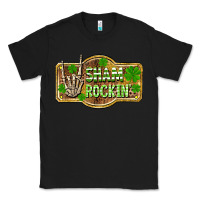 Black Shamrockin' St. Patrick's Day Classic Tee - OliviaCreatesArt