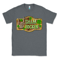 Charcoal Heather Shamrockin' St. Patrick's Day Classic Tee - OliviaCreatesArt