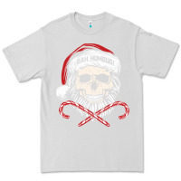 Dove Grey bah humbug skull santa hat christmas funny quote Premium Tee - linhVisuals