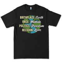 Black birthplace earth race human politics freedom religion love equality al Premium Tee - linhVisuals