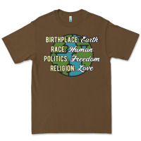 Cacao birthplace earth race human politics freedom religion love equality al Premium Tee - linhVisuals