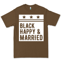 Cacao black happy & married funny wedding gifts Premium Tee - linhVisuals