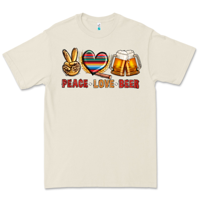 Peace Love Beer Bbs Premium Tee by BundleAndBundleShop | Teevron