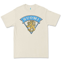 Bone faded style suomi finland lion design Premium Tee - linhVisuals