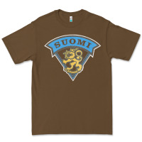 Cacao faded style suomi finland lion design Premium Tee - linhVisuals