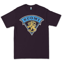 Plum faded style suomi finland lion design Premium Tee - linhVisuals