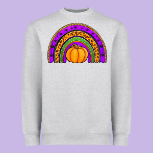 Halloween Rainbow Heavyweight Sweatshirt Designed By Jasminsmagicworld