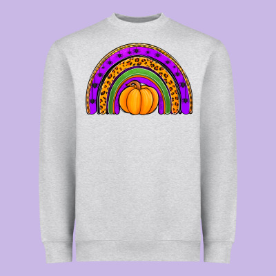 Halloween Rainbow Heavyweight Sweatshirt Designed By Jasminsmagicworld