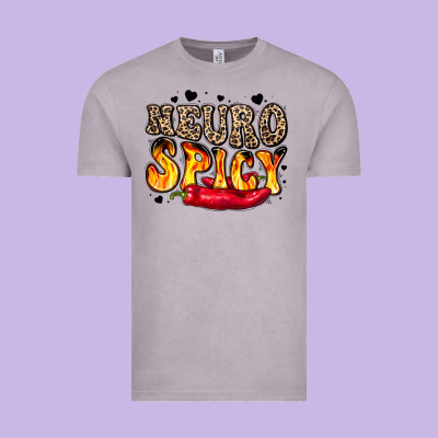 Neuro Spicy Neurodivergence Vintage Tee Designed By Lillyallendesigns