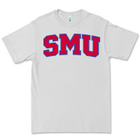 Dove Grey The SMU Athletics wordmark Premium Tee - linhVisuals
