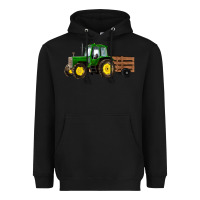Black farm tractor Heavyweight Hoodie - RanaPortraitStore