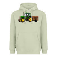 Matcha farm tractor Heavyweight Hoodie - RanaPortraitStore
