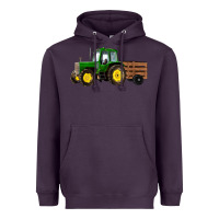 Plum farm tractor Heavyweight Hoodie - RanaPortraitStore