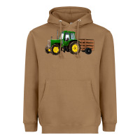 Toasted Coconut farm tractor Heavyweight Hoodie - RanaPortraitStore