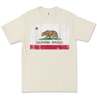 Bone california flag womens mens heavy distressed vintage gift t shirt Premium Tee - linhVisuals