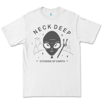 White neck deep clässic Premium Tee - linhVisuals