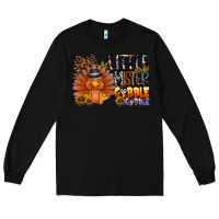 Black little mister gobble gobble Long Sleeve Tee - CowhideDigitalArt