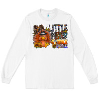 White little mister gobble gobble Long Sleeve Tee - CowhideDigitalArt