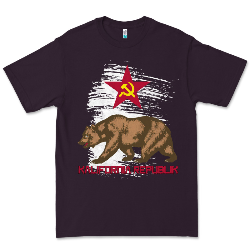 California Republic Communist Kalifornia T Shirt Premium Tee by linhVisuals | Teevron