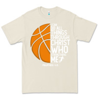 Christian Basketball I Can Do All Things Through Christ Philippians 41 Premium Tee | Teevron