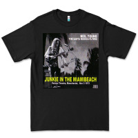 Black Neil Young Premium Tee - linhVisuals