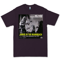 Plum Neil Young Premium Tee - linhVisuals